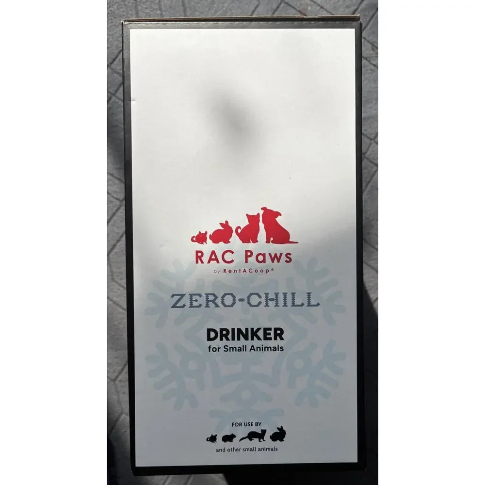 Zero-Chill Drinker 64Oz Capacity For Small Animals Prevents Water Freezing